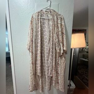 Gypsies & Moondust Gold pink Mid Duster